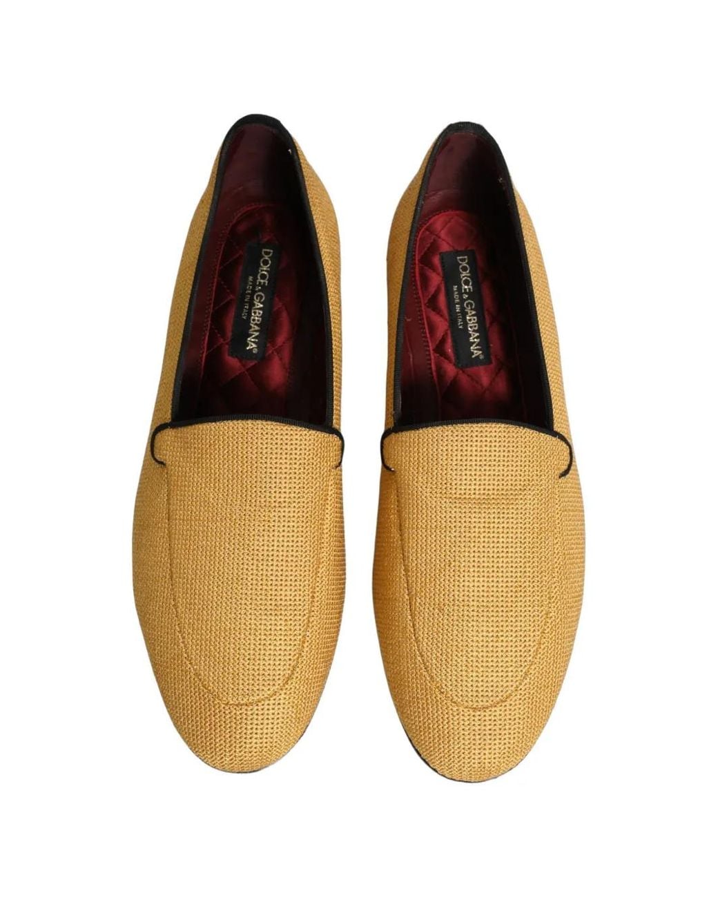 Dolce & Gabbana Natural Woven Loafers for men