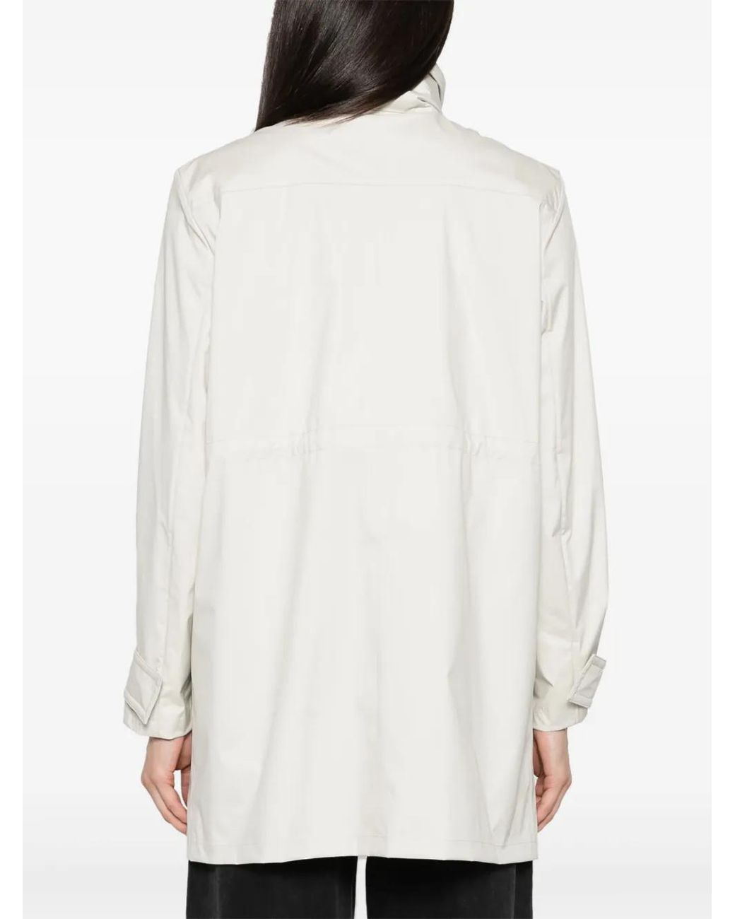 Moncler White Bremusa Parka Jacket