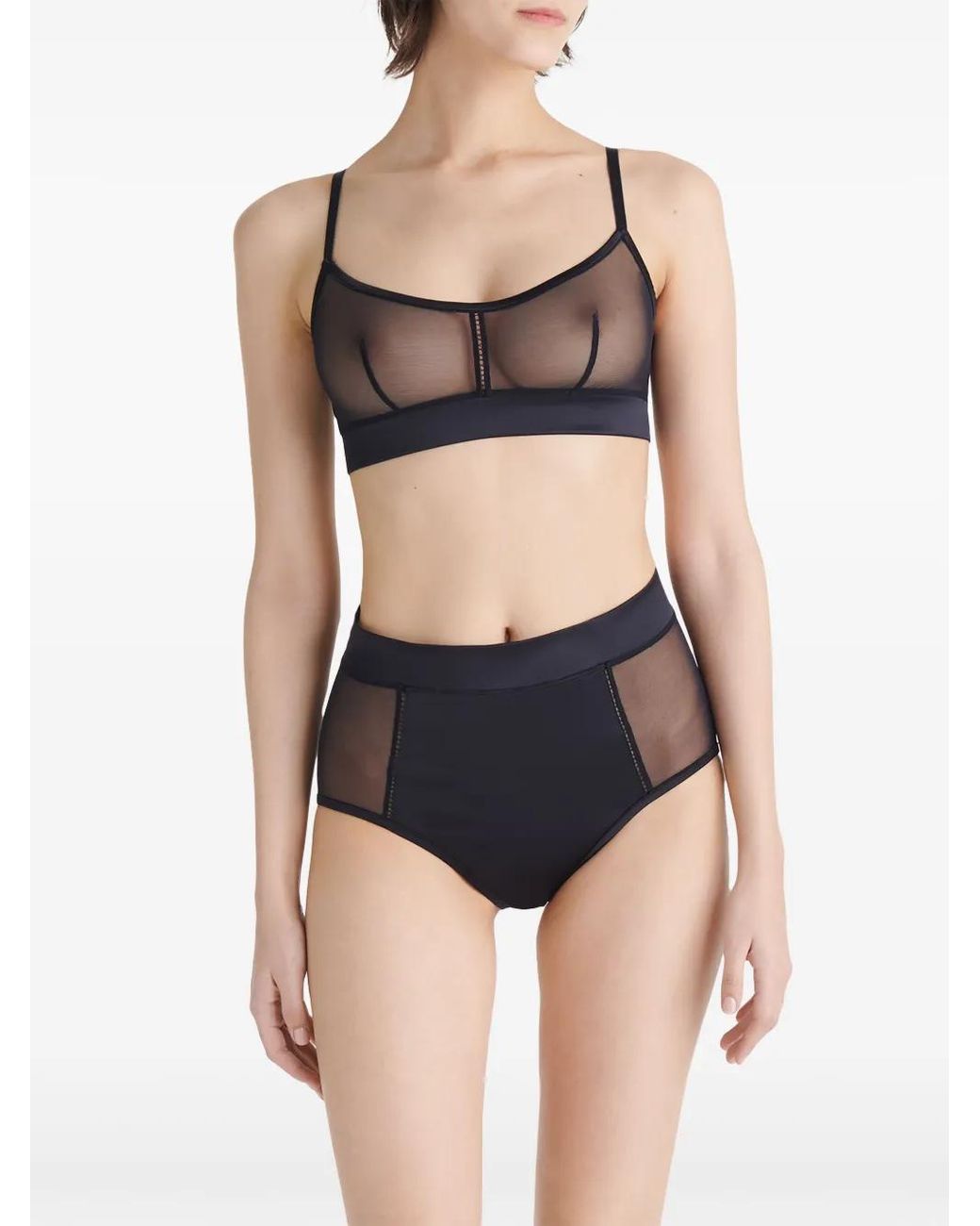 Eres Gray Muse Crop Top Bra