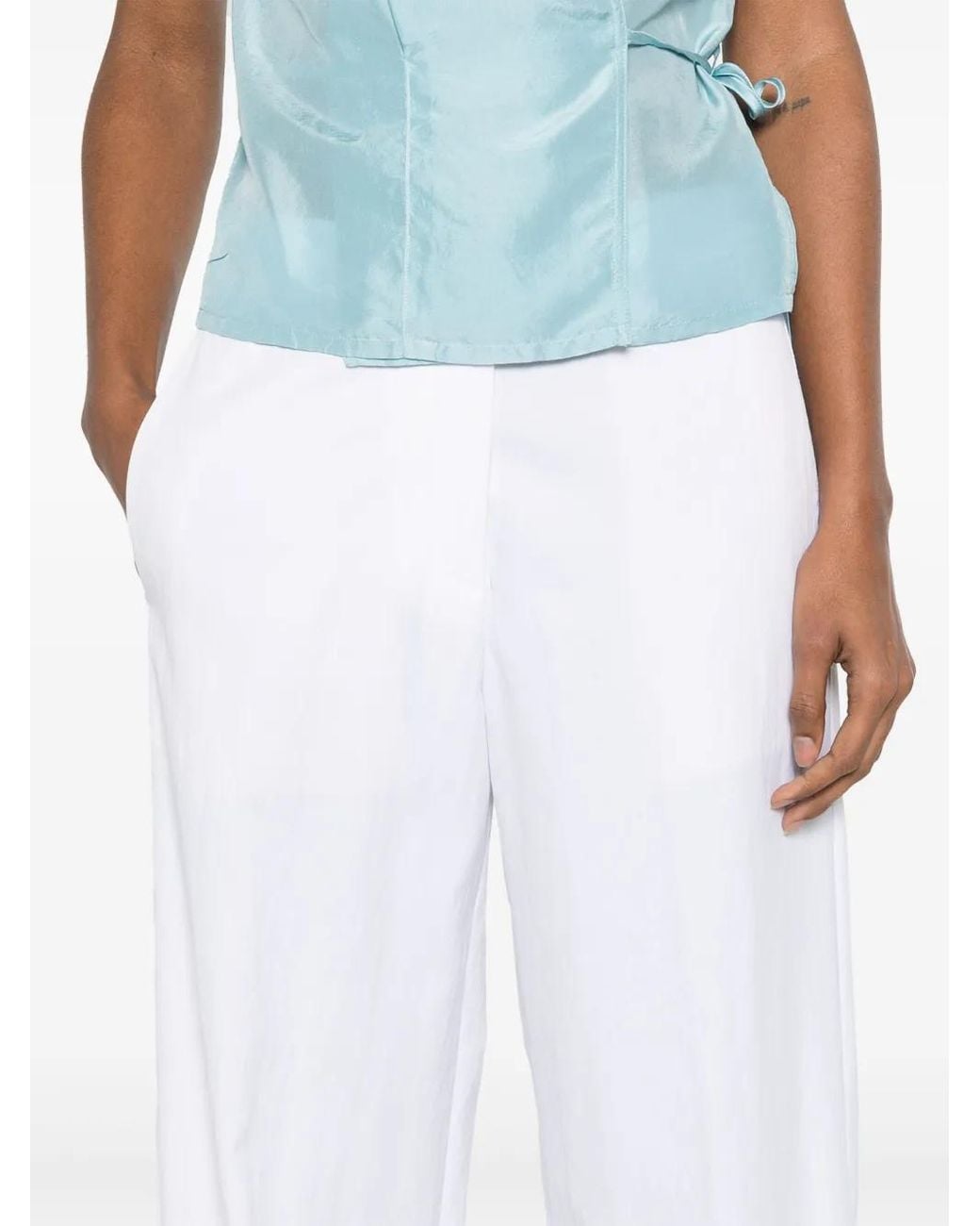Forte_forte White Trousers