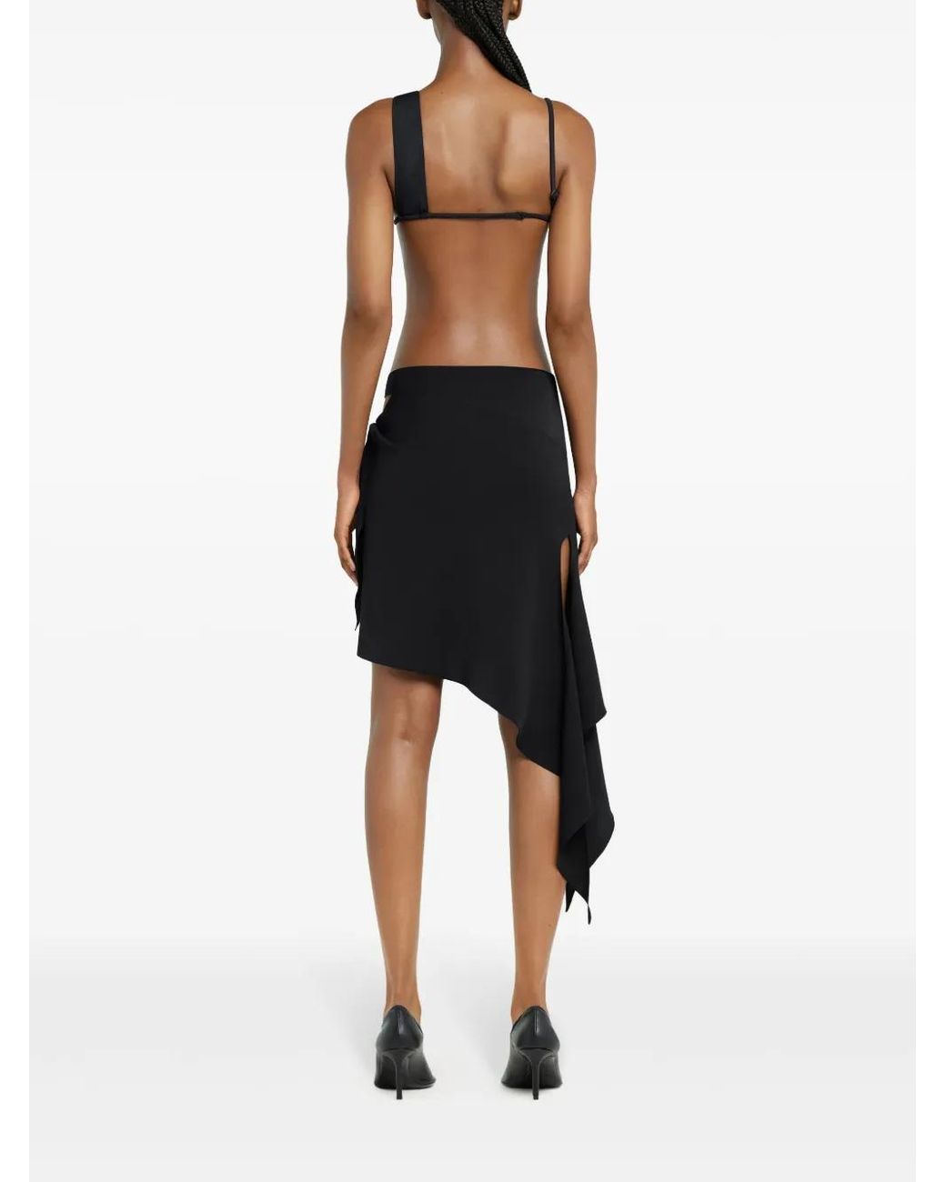 Courreges Koopgesnoopte Rok in het Black