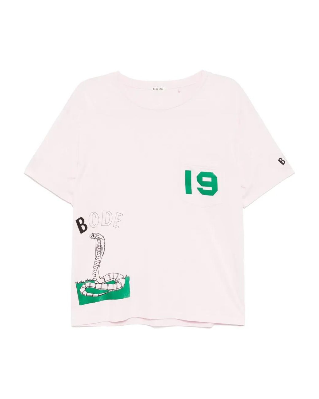 Bode White Cobra T-Shirt for men