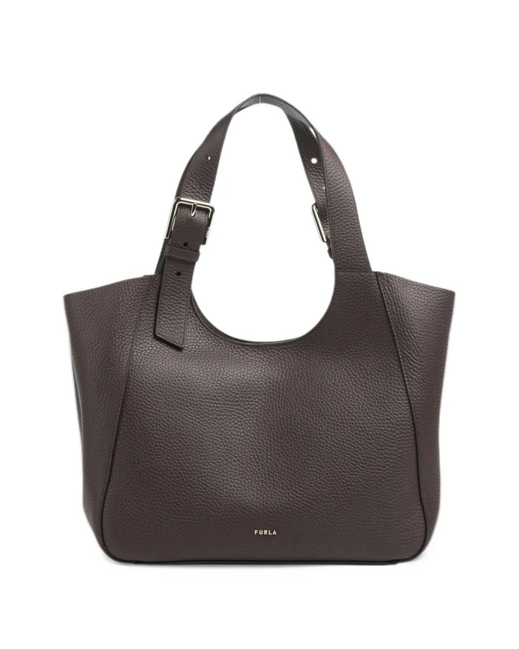 Furla Gray Dora M Tote Bag