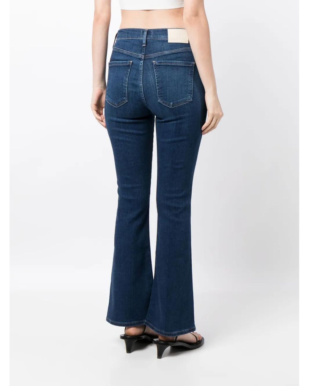 Citizens of Humanity Blue Lilah Washed Bootcut Jeans