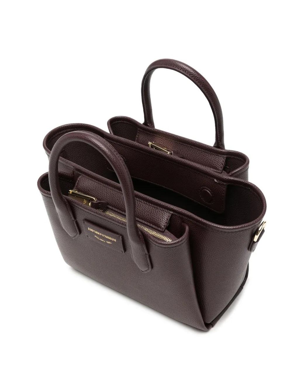 Emporio Armani Brown Shopping Bag