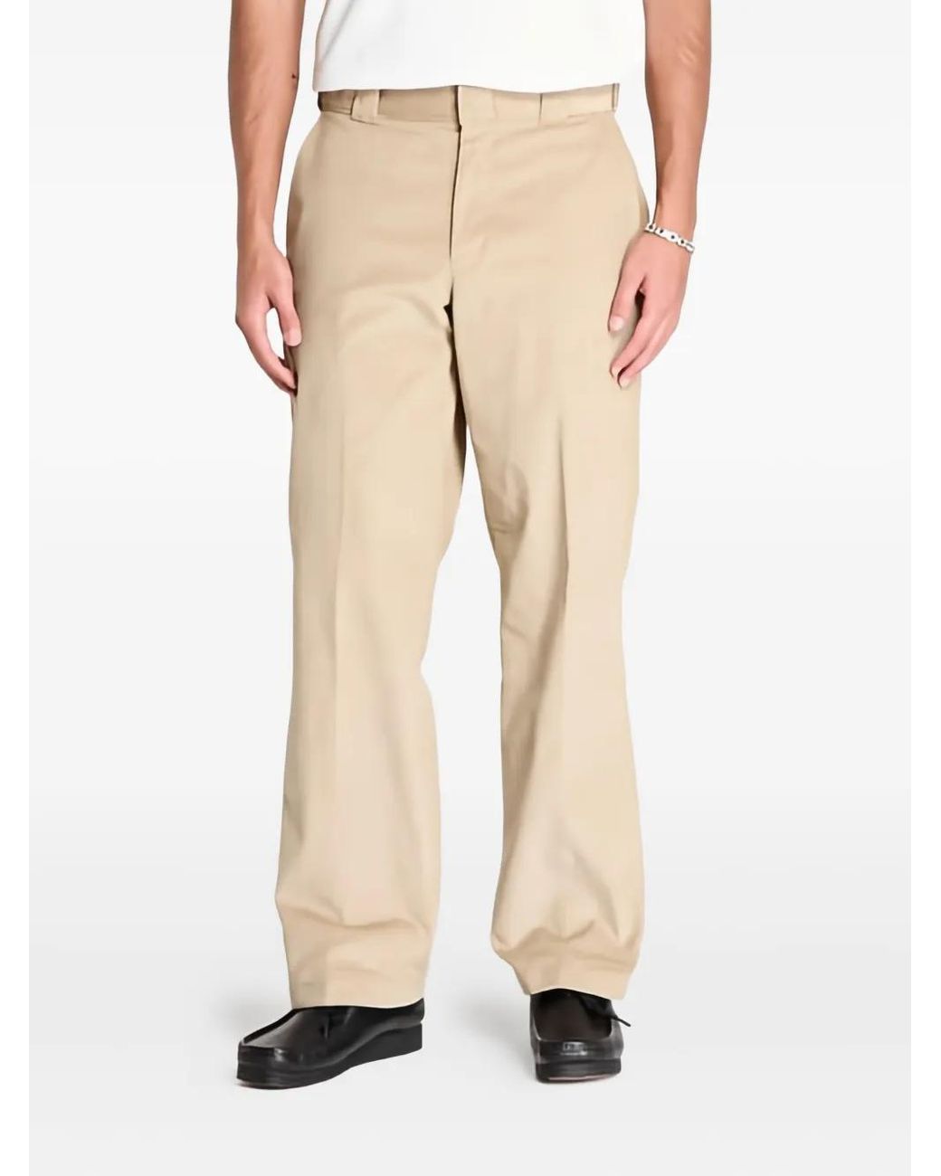Dickies Natural Darted Chino Trousers for men