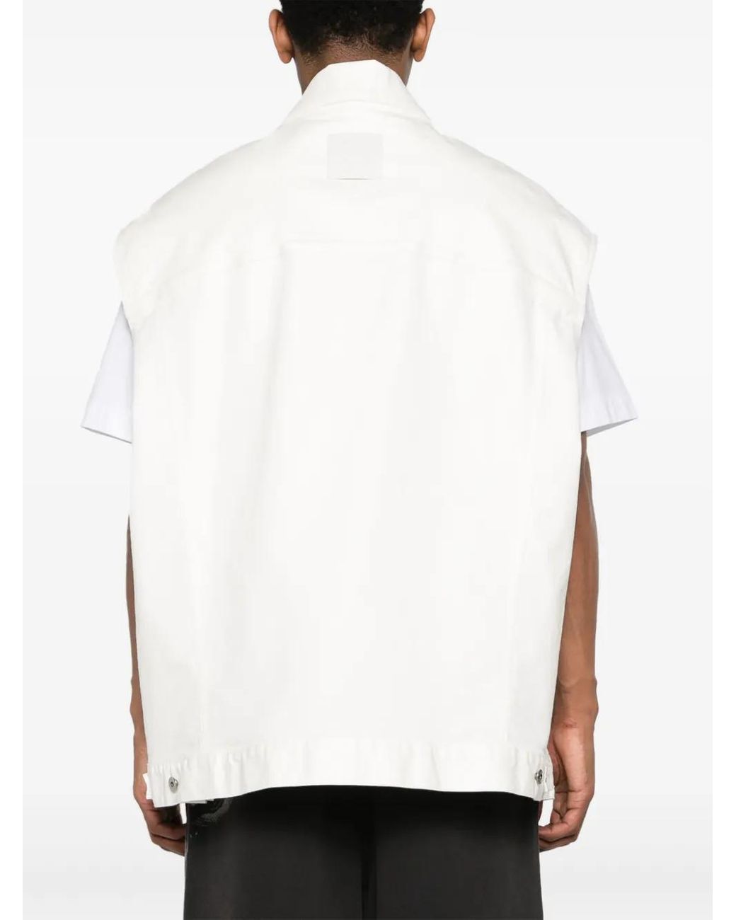 Off-White c/o Virgil Abloh Natural Logo Denim Vest for men