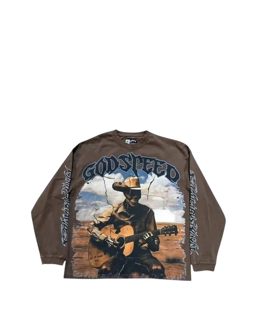 Godspeed Blue Virtuoso Graphic-Print T-Shirt for men