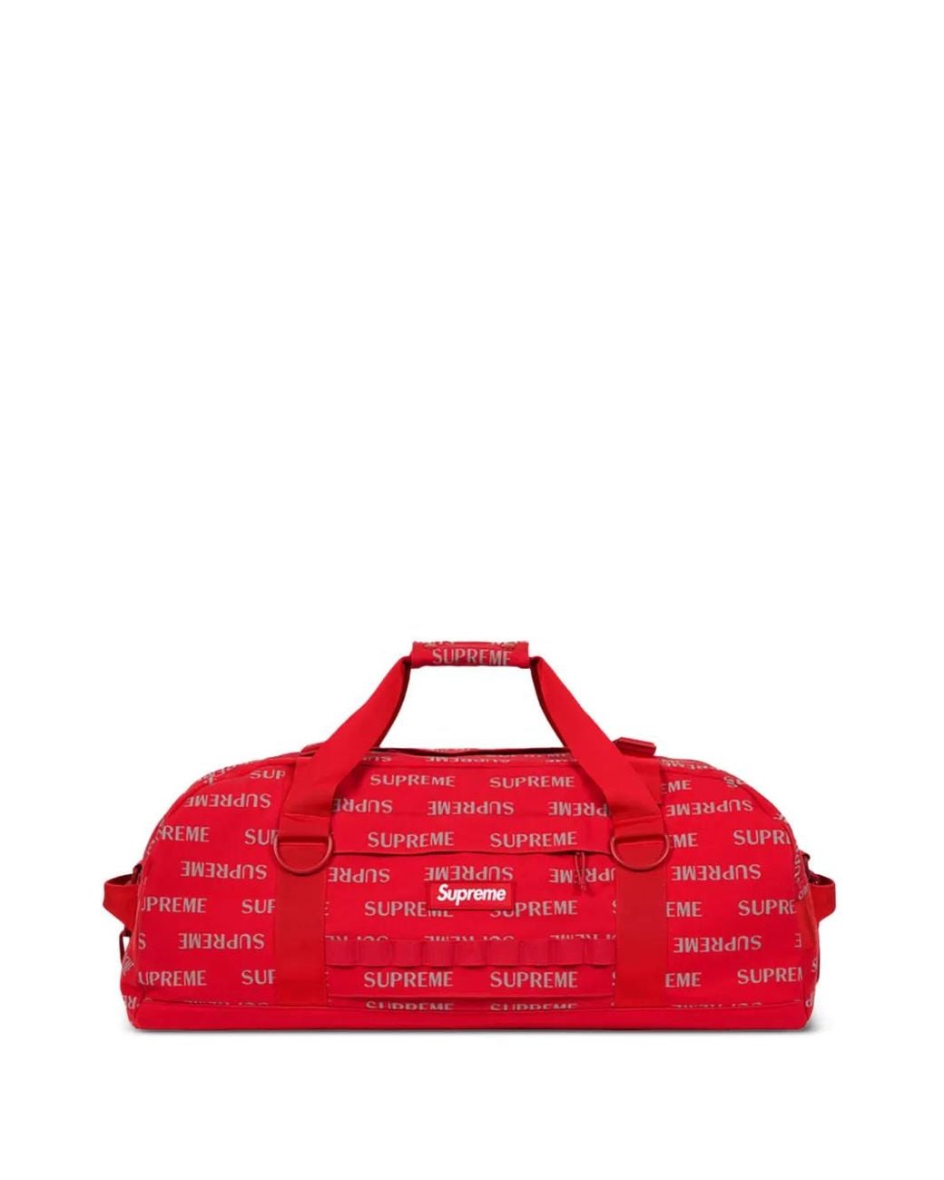Supreme Red Sac Fourre-Tout À Large Logo Imprimé for men