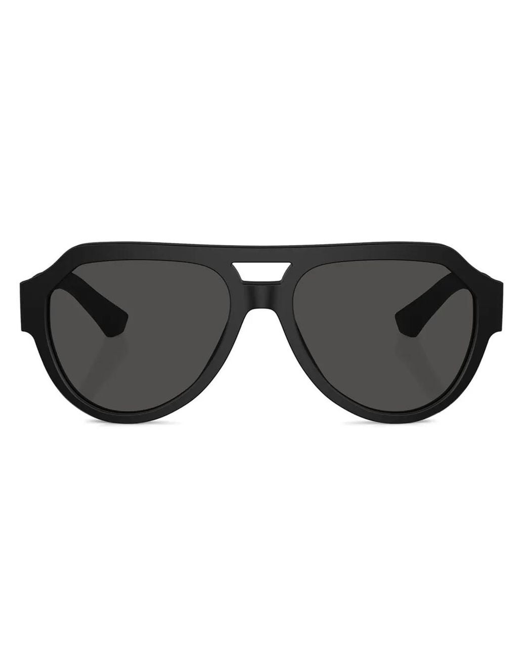 Dolce & Gabbana Black Logo-Engraved Sunglasses for men