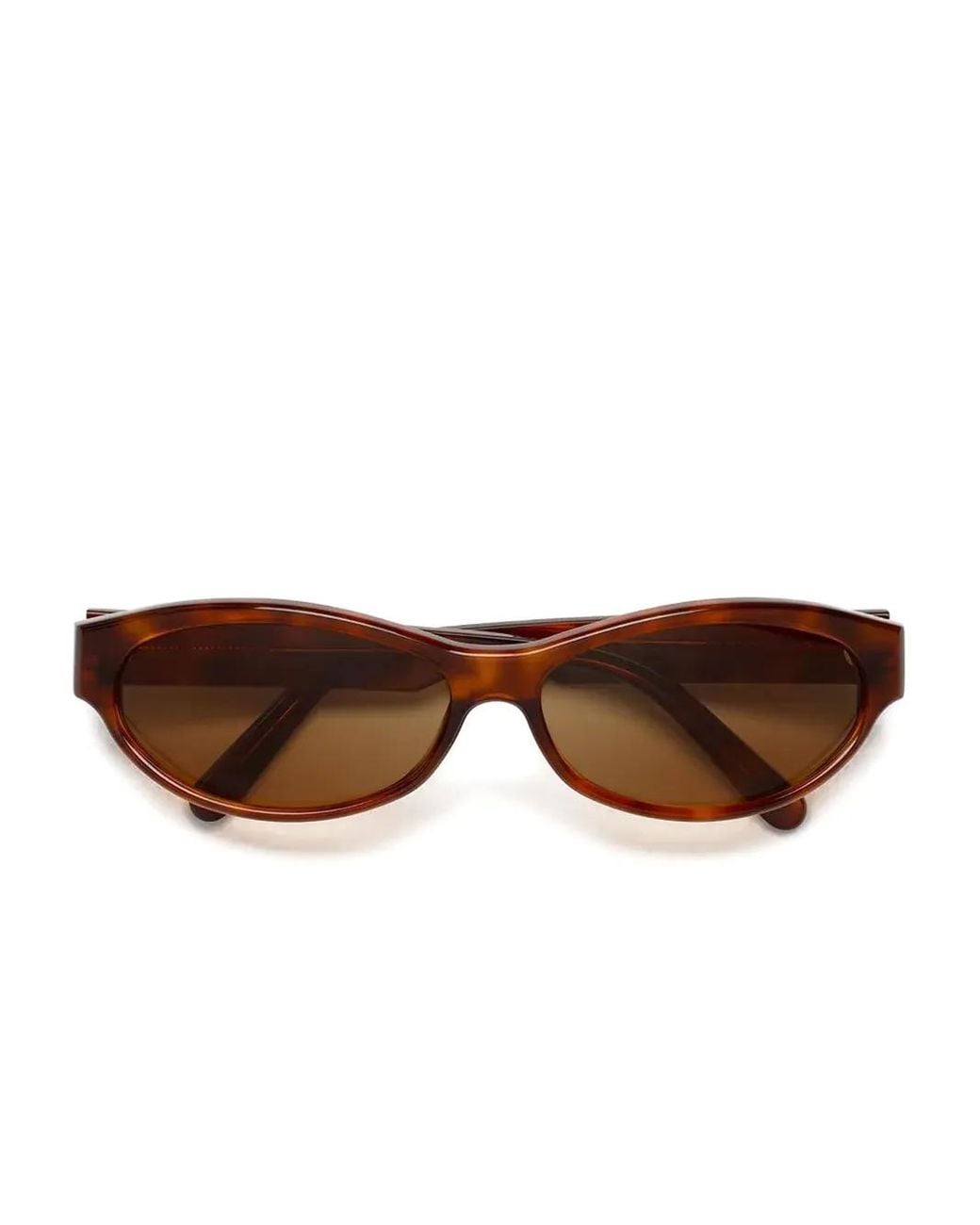 Marni Brown Ouzoud Oval-Frame Sunglasses