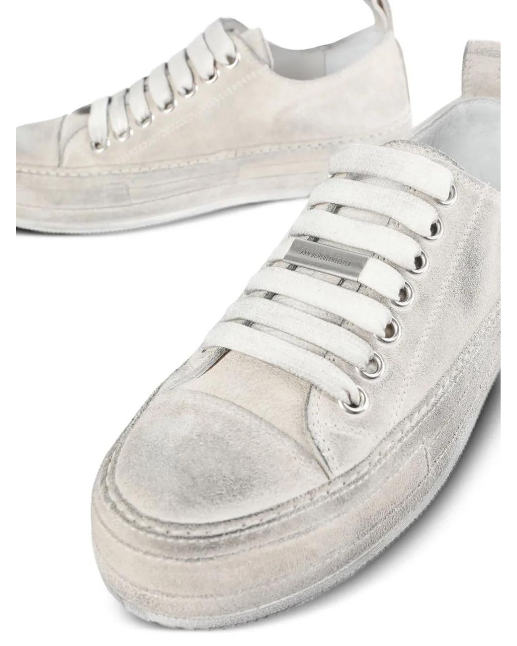 Ann Demeulemeester White Nono Low-Top Sneakers
