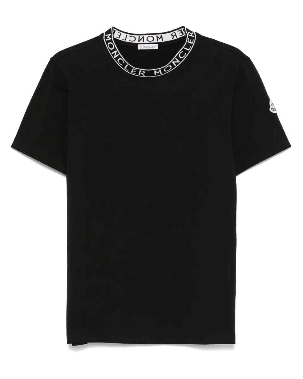 Moncler Black Mini Ss T-Shirt for men