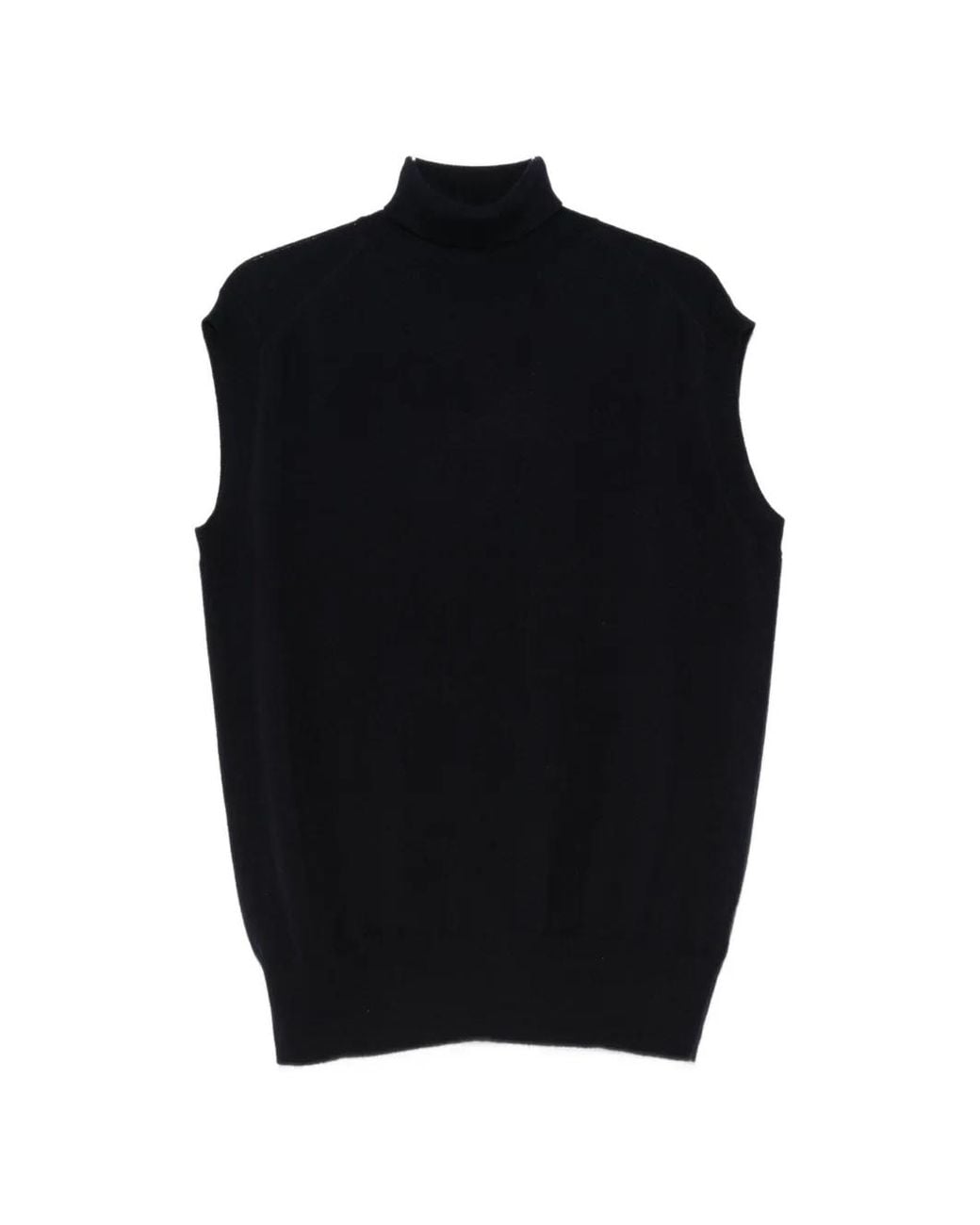 Sofie D'Hoore Black High-Neck Sleeveless Sweater