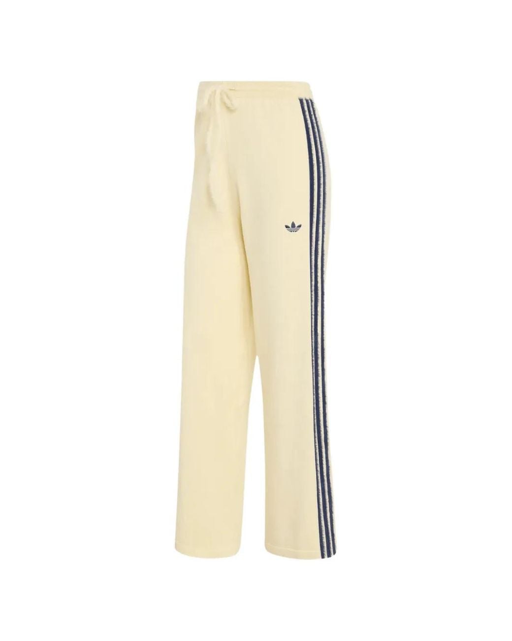 Adidas White Knit Firebird Track Pants