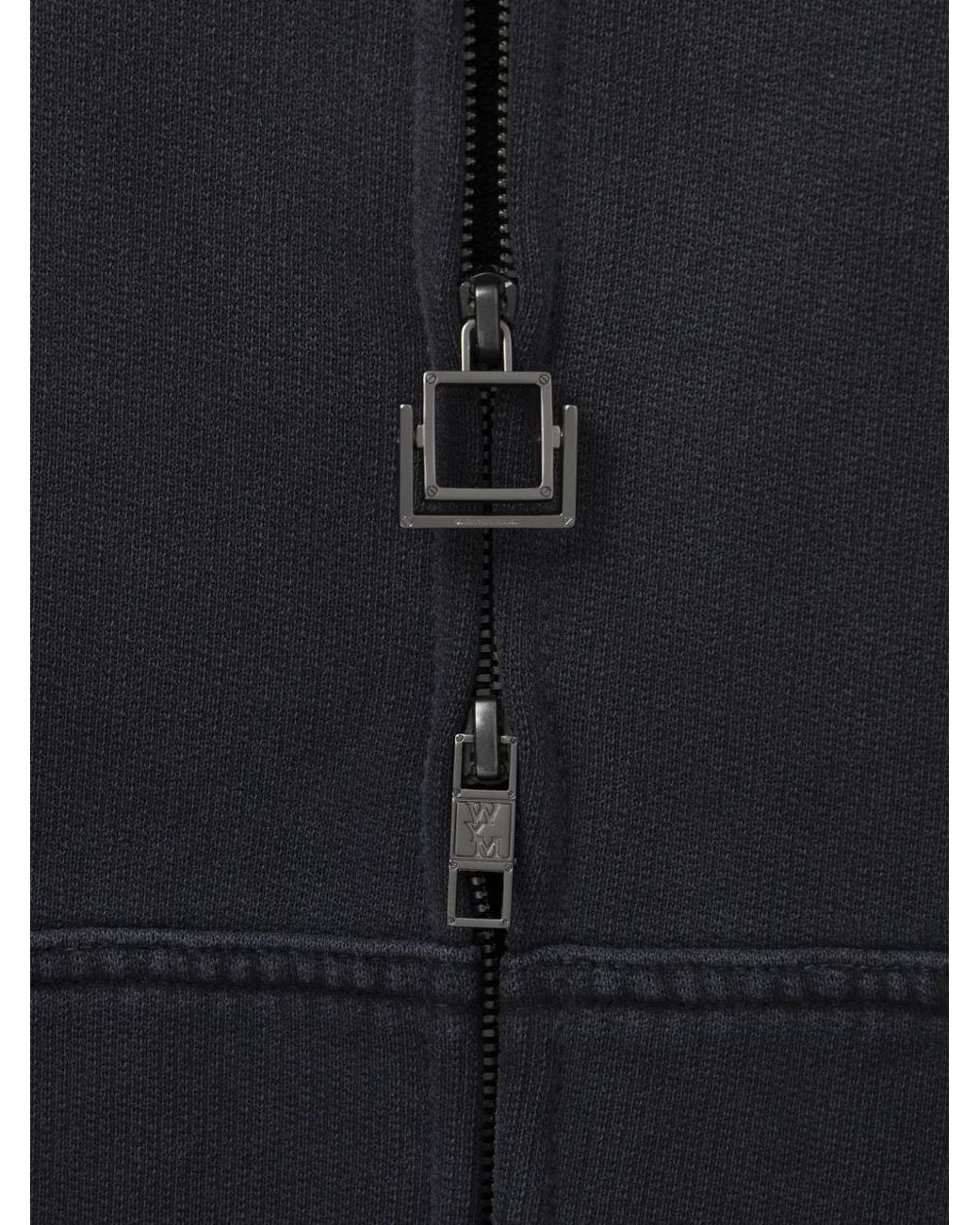 Wooyoungmi Blue Side-Pockets Hoodie for men