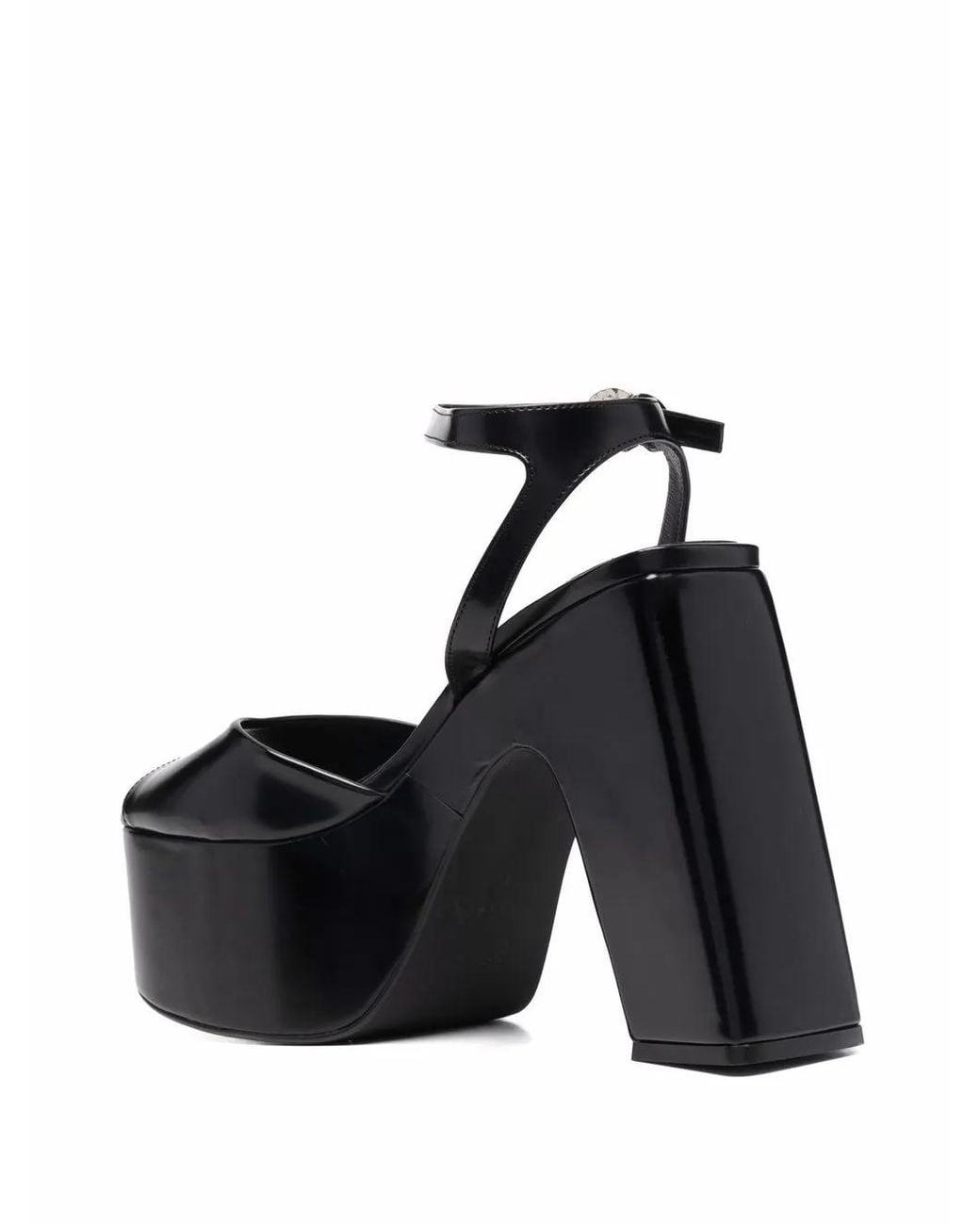 Coperni Black Platform-Sole Sandals