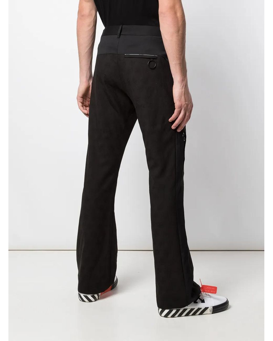 Off-White c/o Virgil Abloh Black Logo Tailored Trousers for men