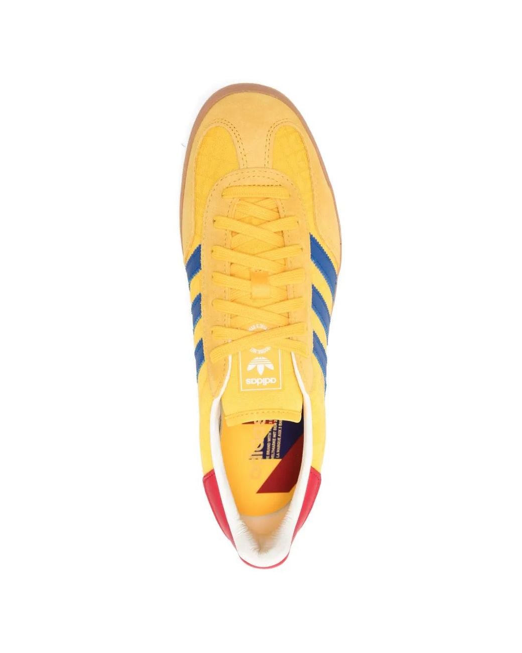 Adidas Yellow Baskets Gazelle Indoor À Rayures for men