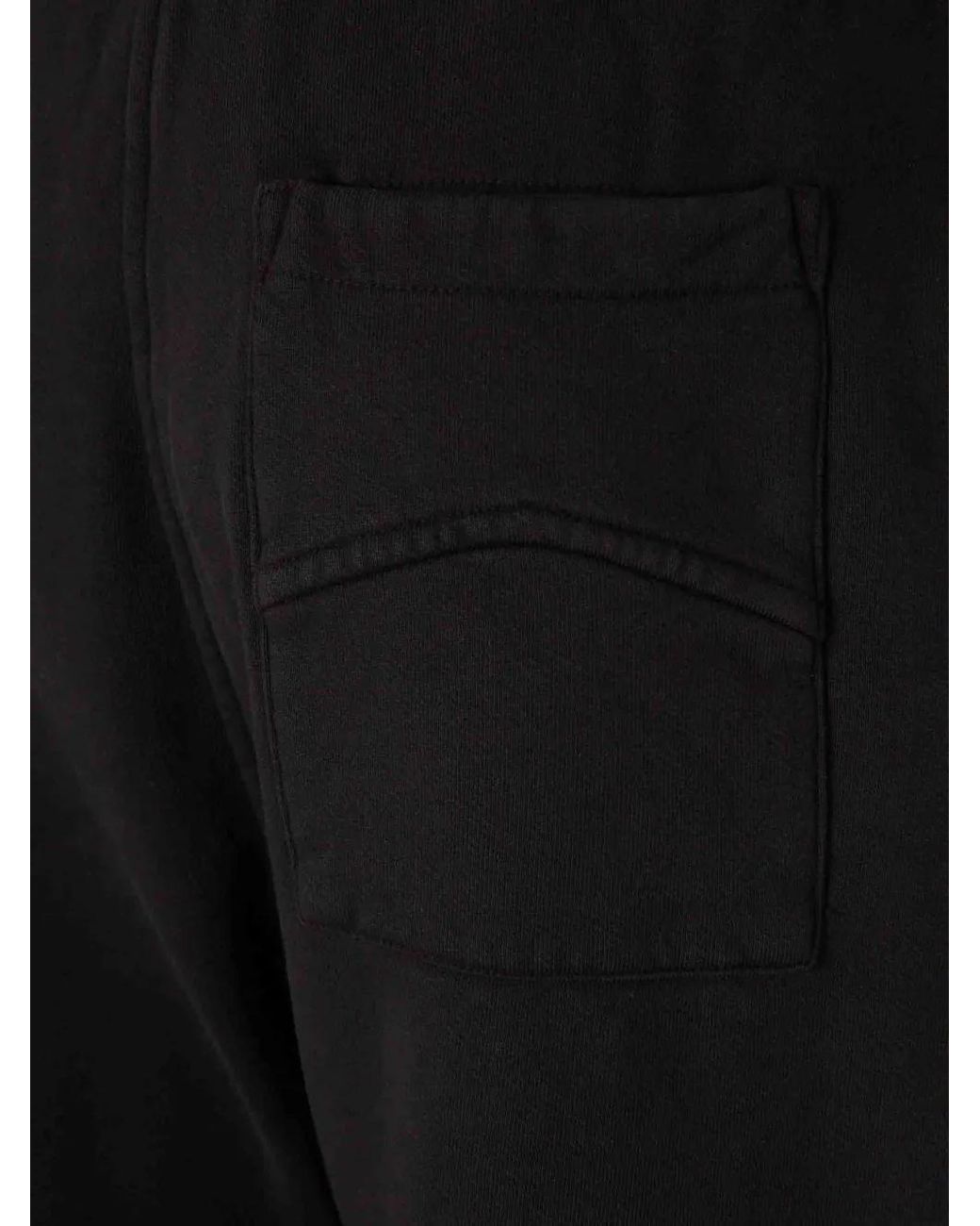 Rhude Black Logo-Detail Track Pants for men