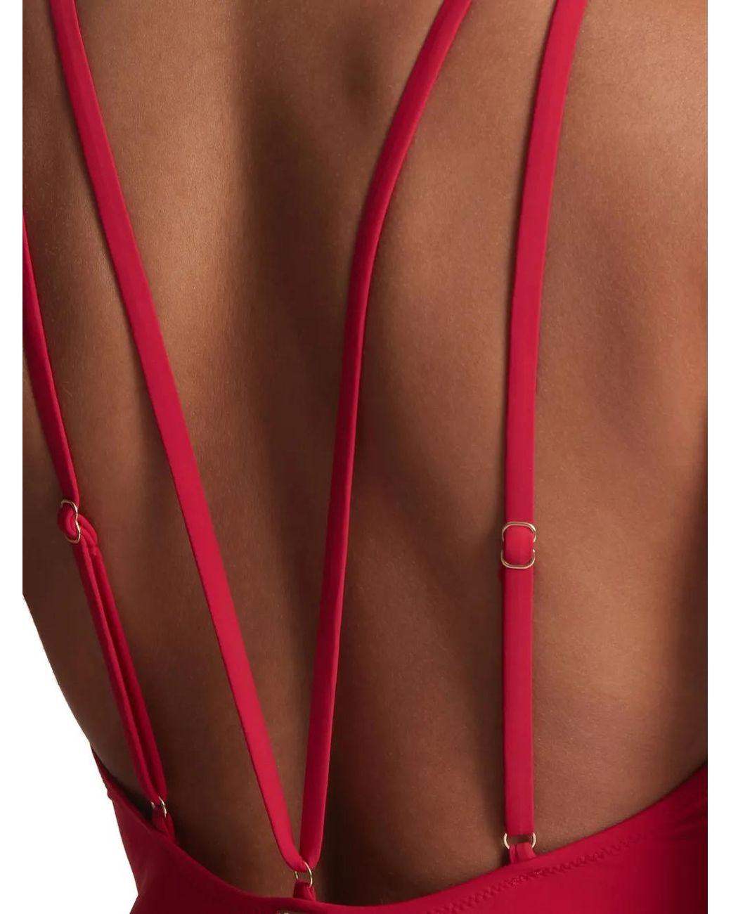 Aubade Red Beach Escape Cut-Out Swimsuit