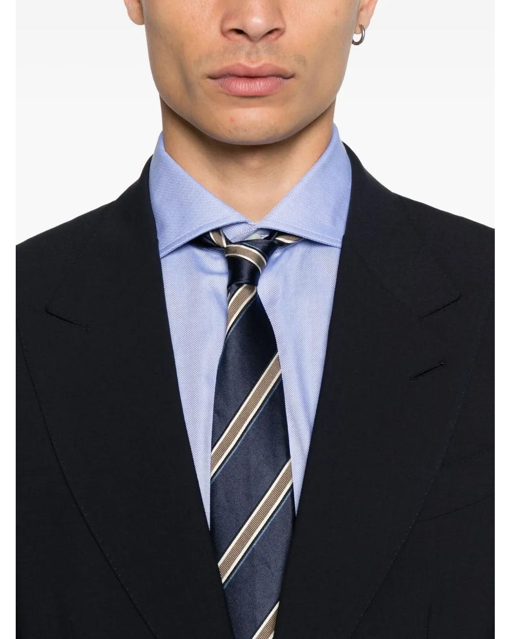Truzzi Button-Down Overhemd in het Blue voor heren
