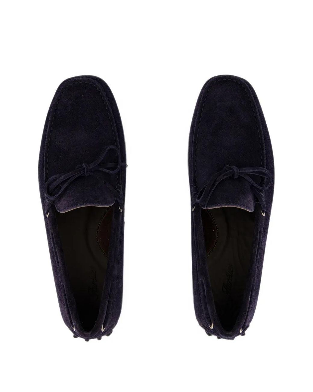 Aurélien Blue Softey Suede Driving Loafers for men