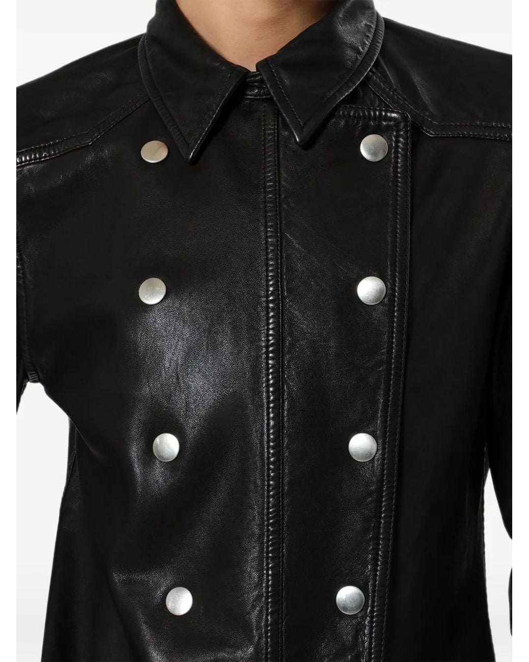 Isabel Marant Black Chemise Valdy À Boutonnière Croisée