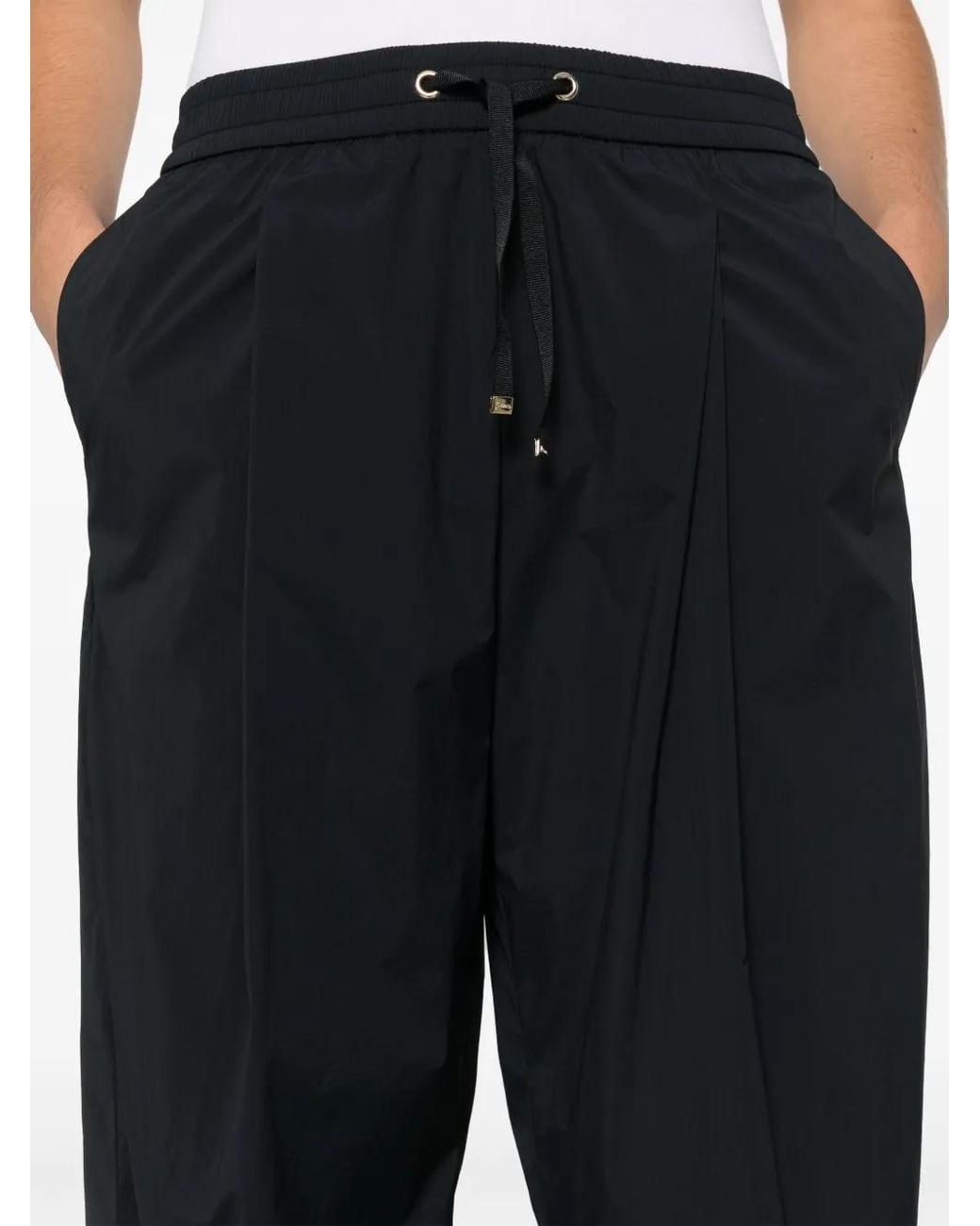 Herno Blue Dart-Detailing Trousers