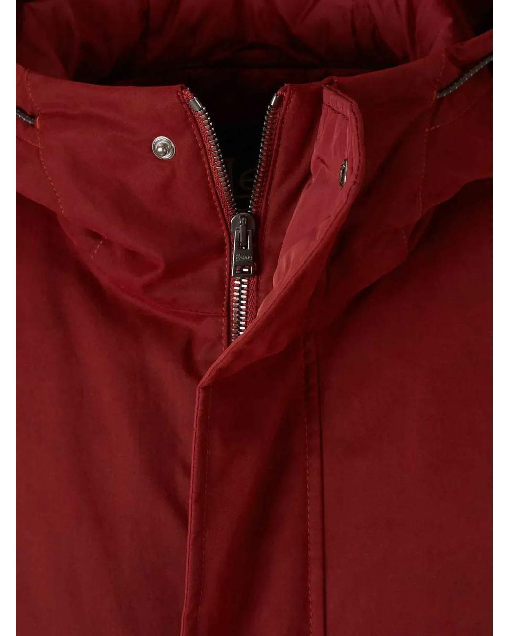 Herno Red Veste Sub-Zero À Capuche for men