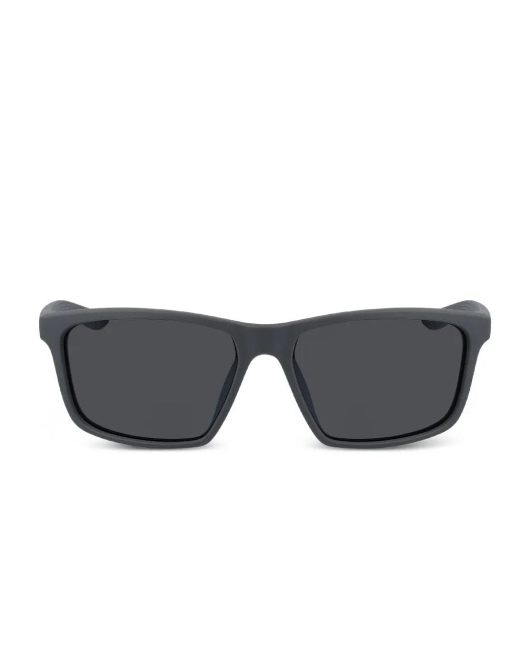 Nike Gray Valiant Matte Square Sunglasses