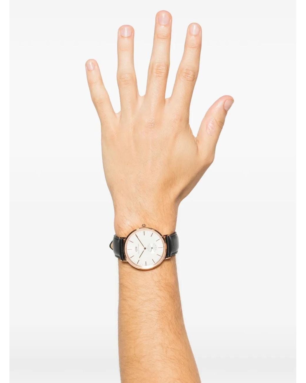 Daniel Wellington White Sheffield Multi-Eye 40Mm for men