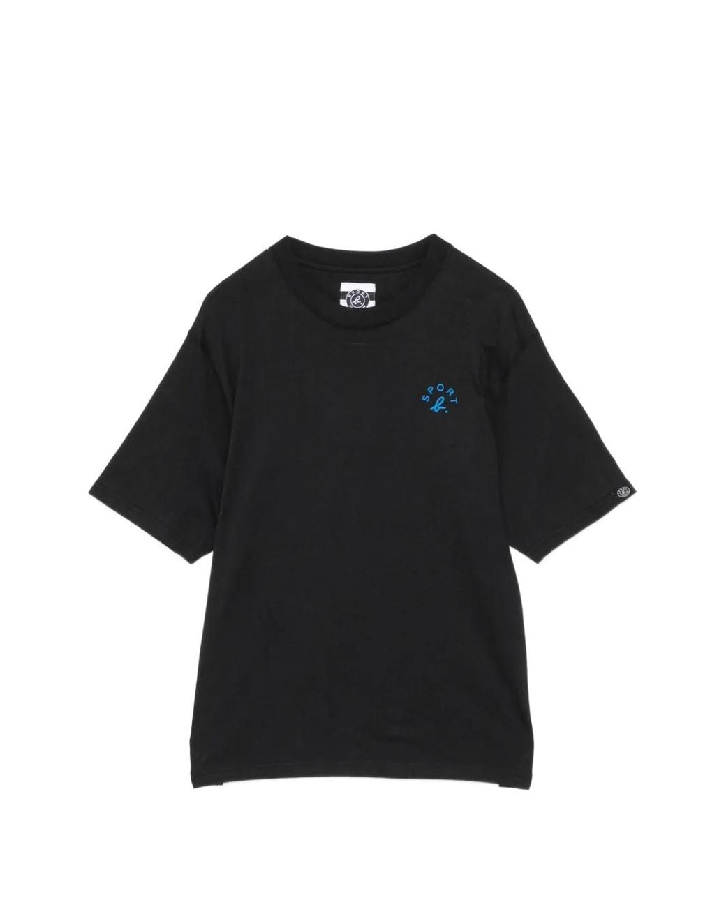 SPORT b. by agnès b. Black Wildflower Box T-Shirt for men