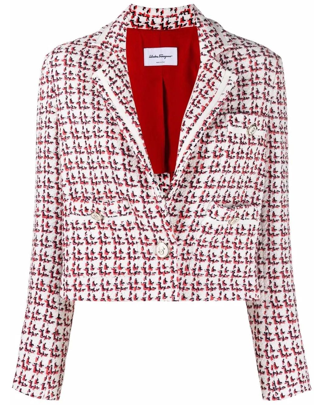 Chaqueta De Corte Recto Ferragamo de hombre de color Red