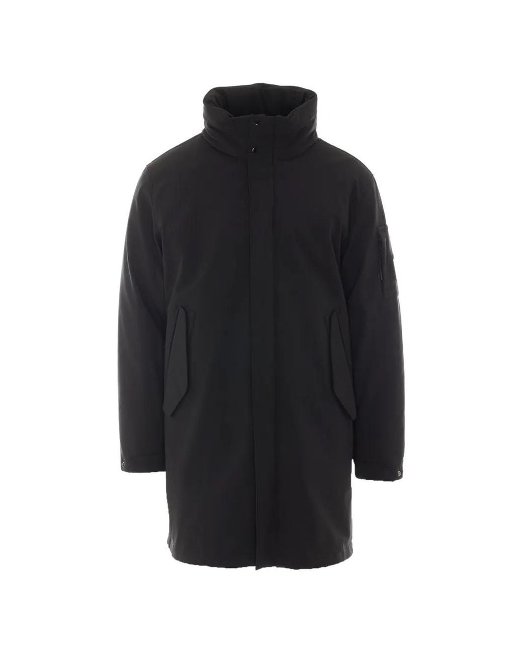 C P Company Blue Shell-R Padded Hooded Parka for men