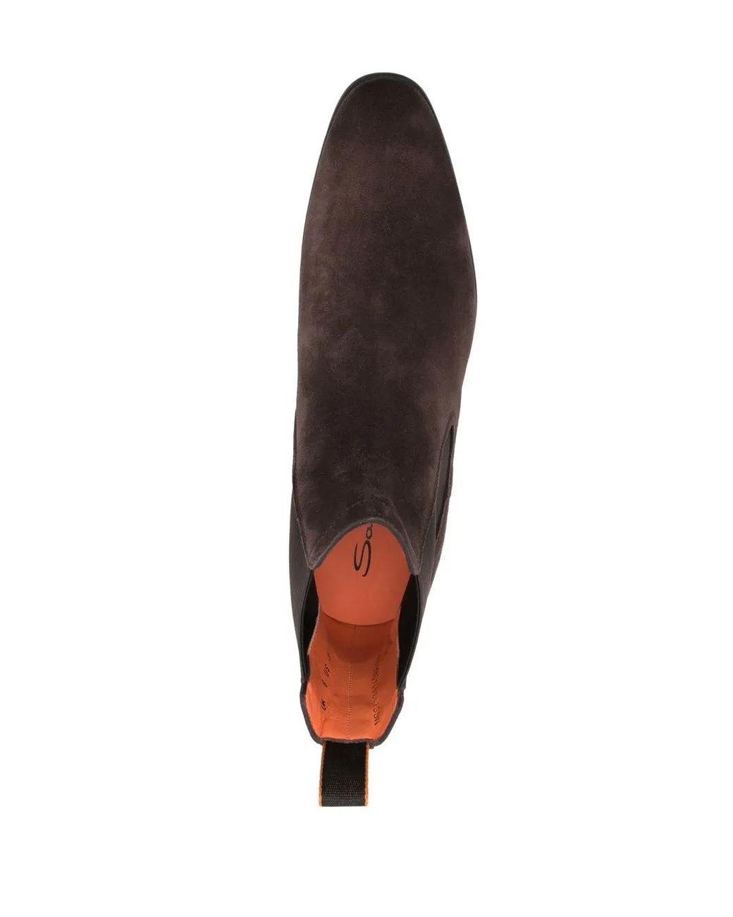 Santoni Brown Detoxify Elasticated-Panel Boots for men