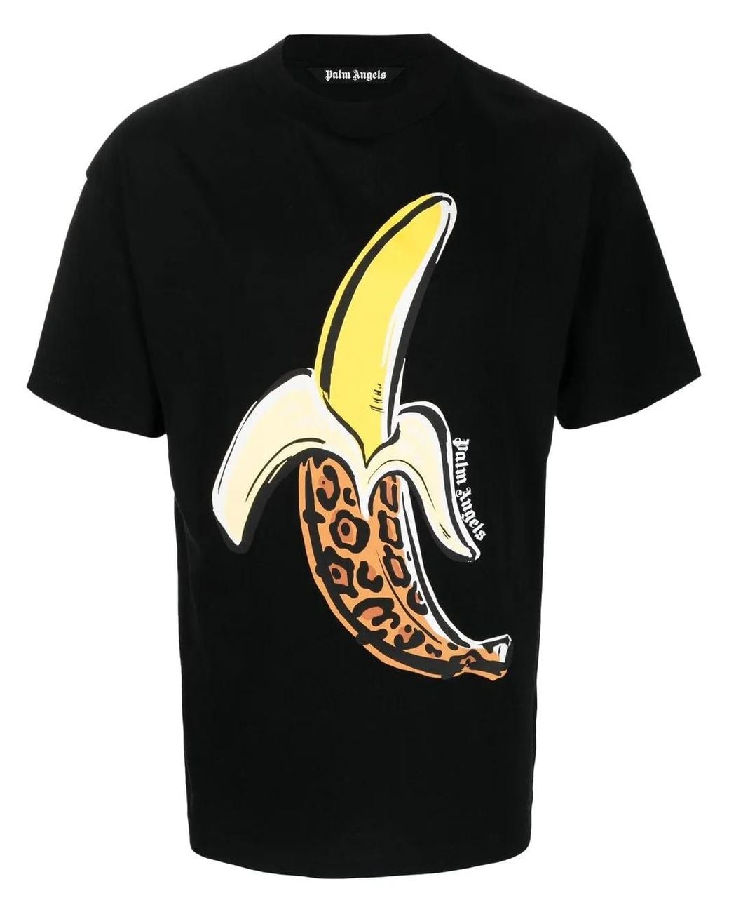 Palm Angels Banana Classic T-shirt Black for men