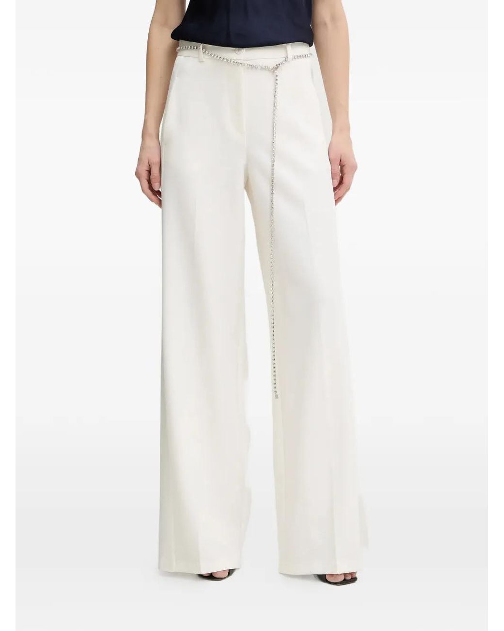 Pinko Verfraaide Broek in het White