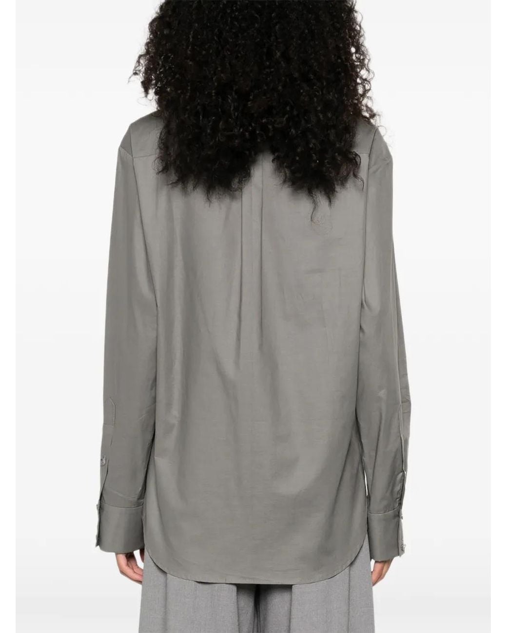 A.M.G Gray Long-Sleeve Shirt