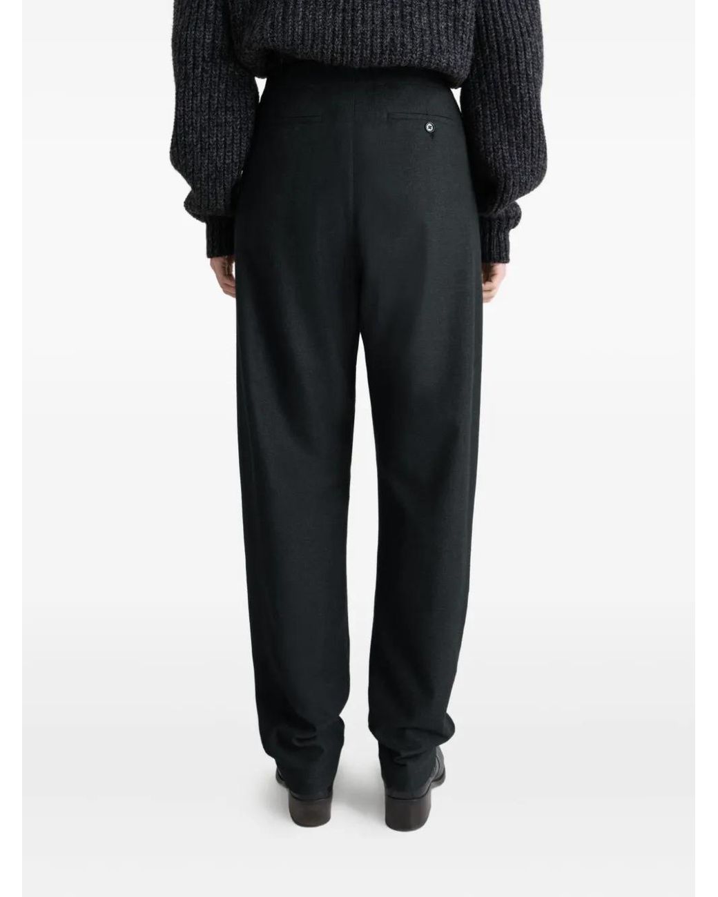 Lemaire Black Drawstring Pant