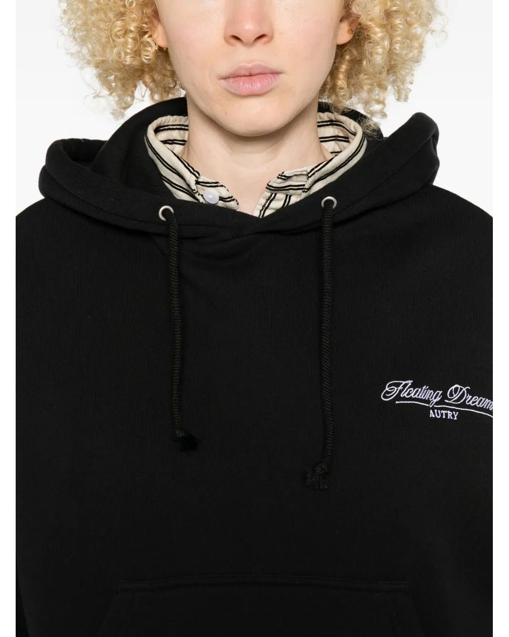 Autry Black Hoodie Main Sweatshirt