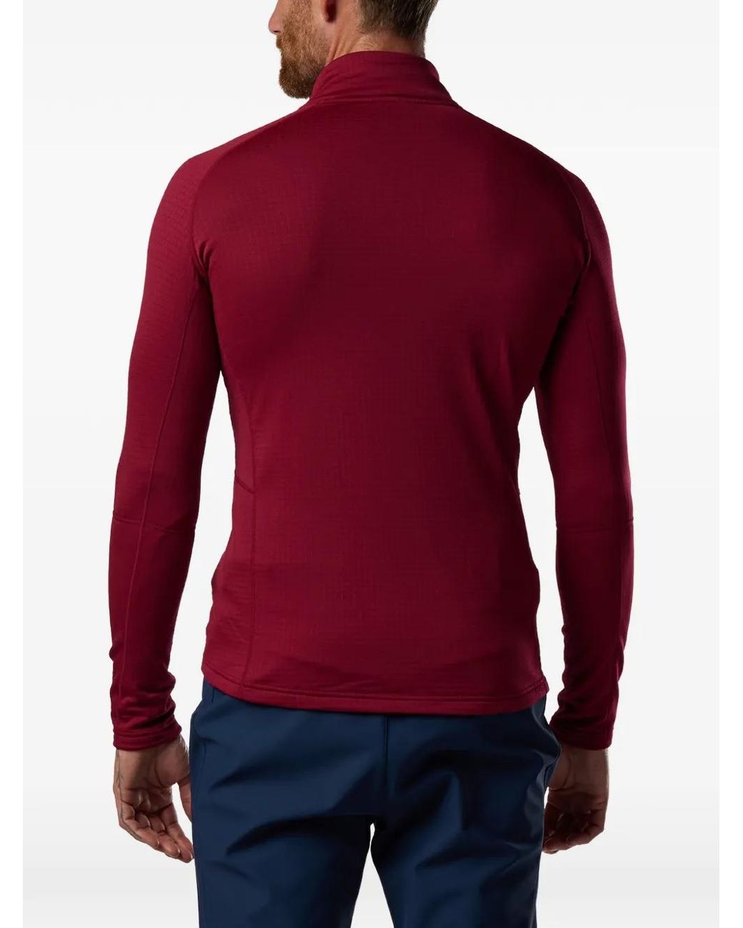 Rossignol Red Blackside Half-Zip Fleece Top for men