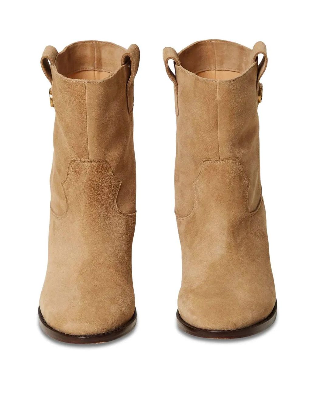 Twinset Brown Suede Ankle Boots