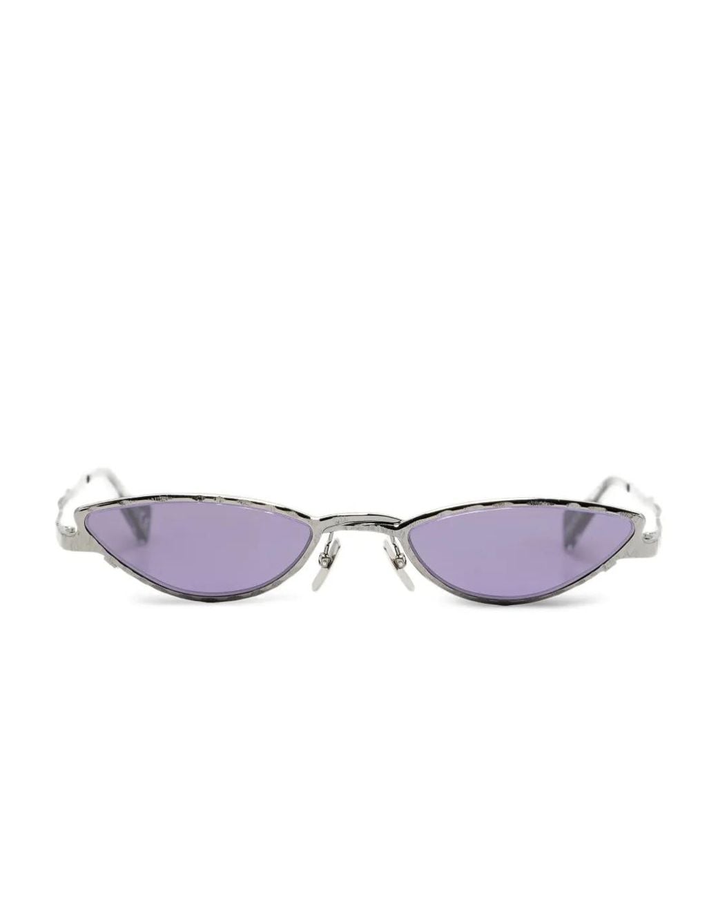 Kuboraum Purple Cat-Eye Framed Sunglasses
