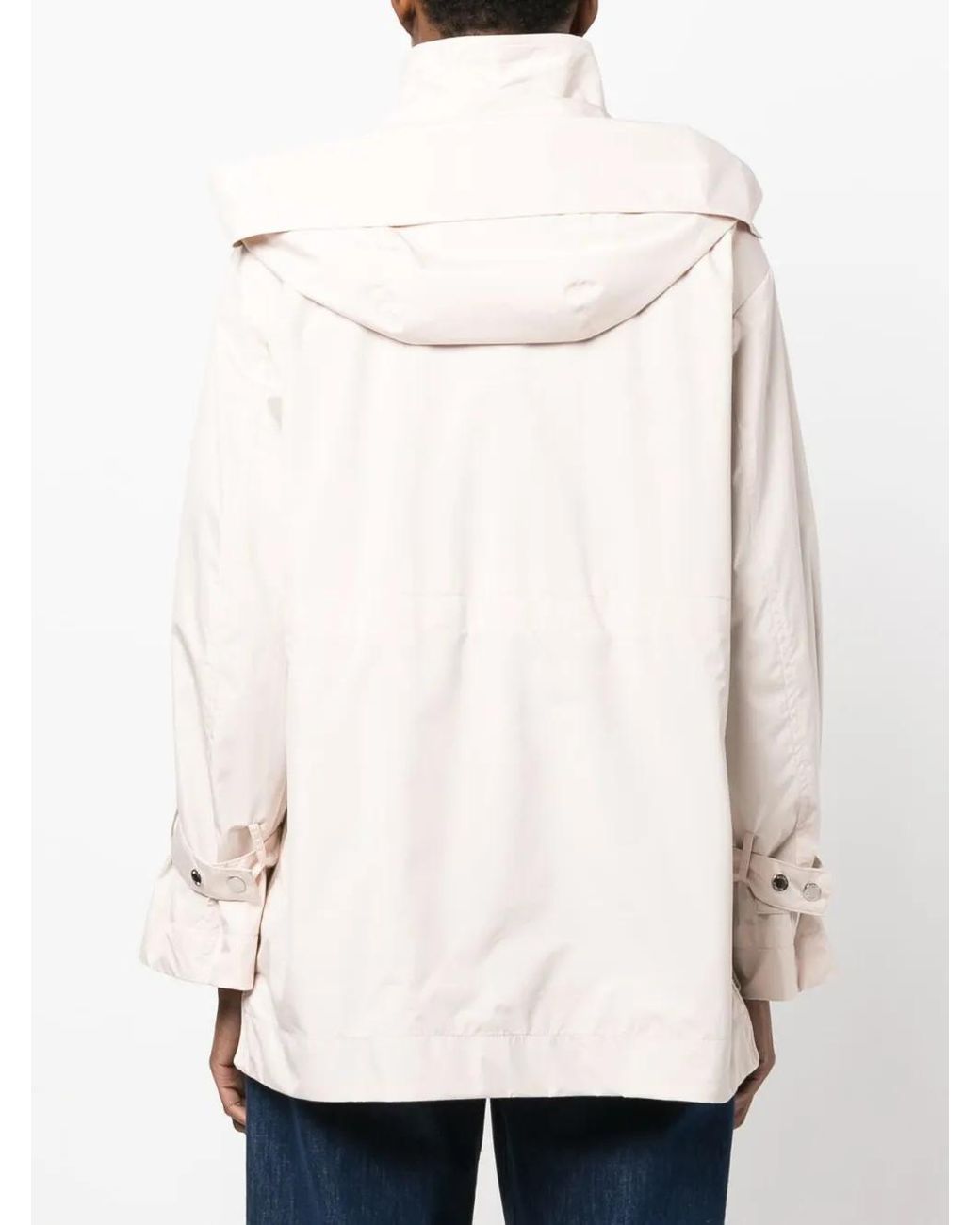 Moorer Natural Hooded Parka Coat