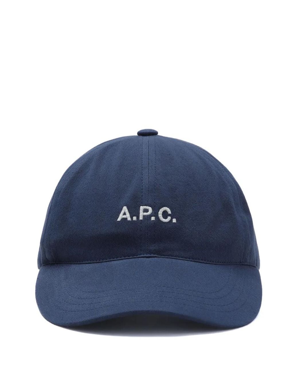 A.P.C. Logo-Embroidered Baseball Cap in Blue for Men | Lyst