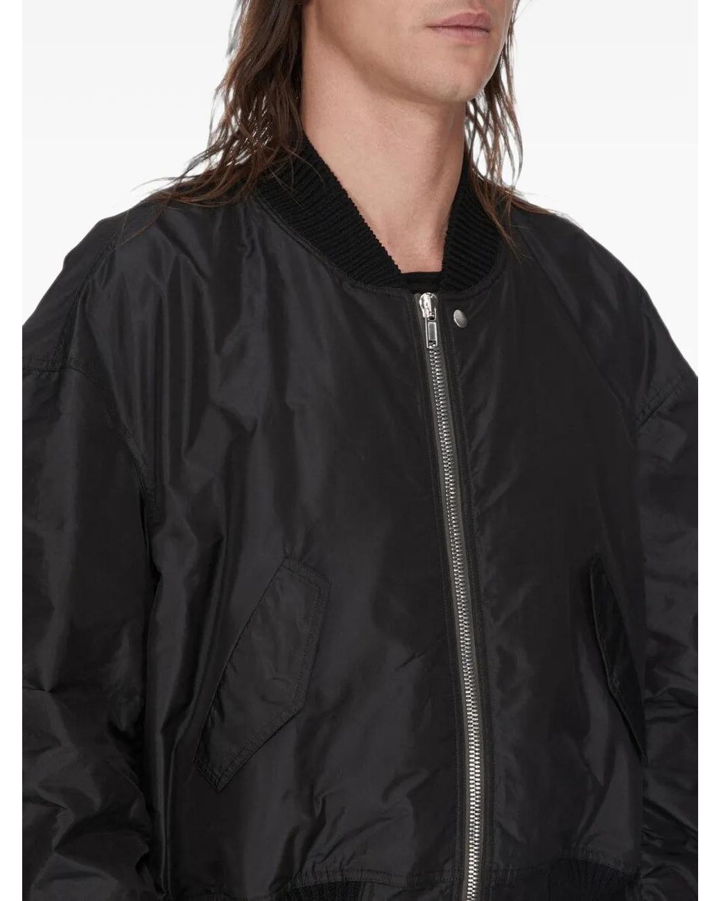 Rick Owens Secchia Flight Bomberjack in het Black voor heren