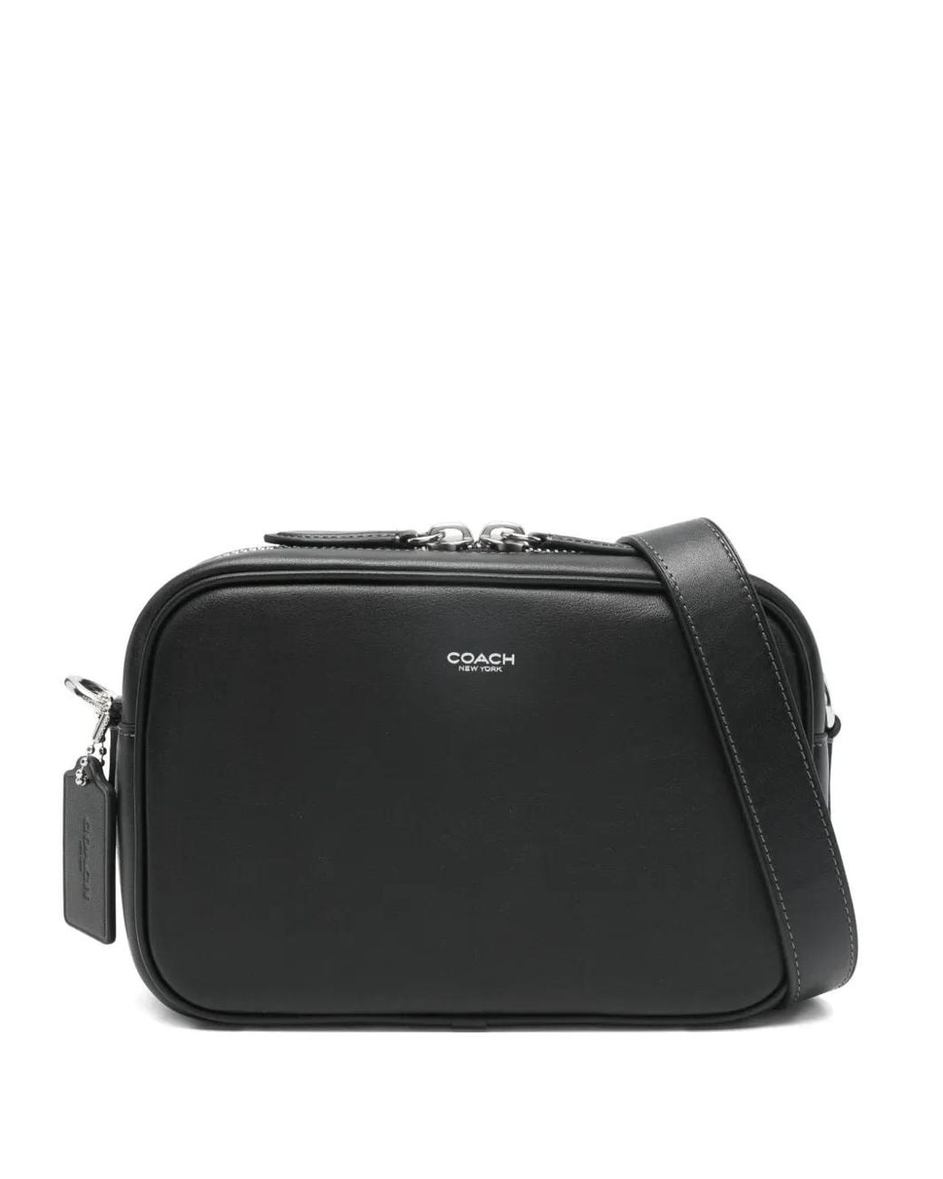 COACH Black Radio Camera Bag for men