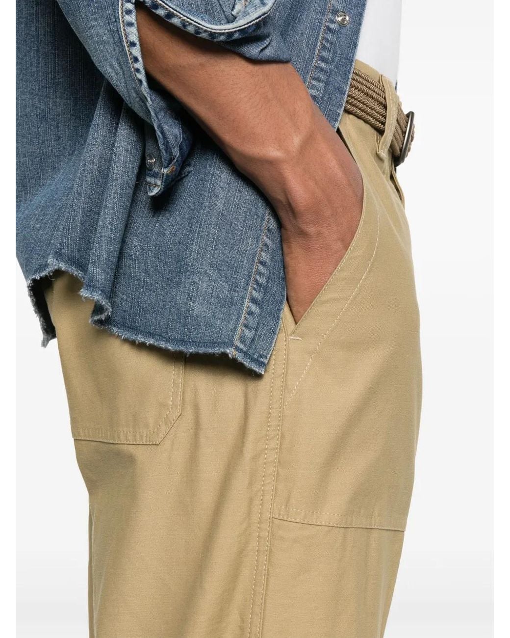 Incotex Natural Cotton Trousers for men