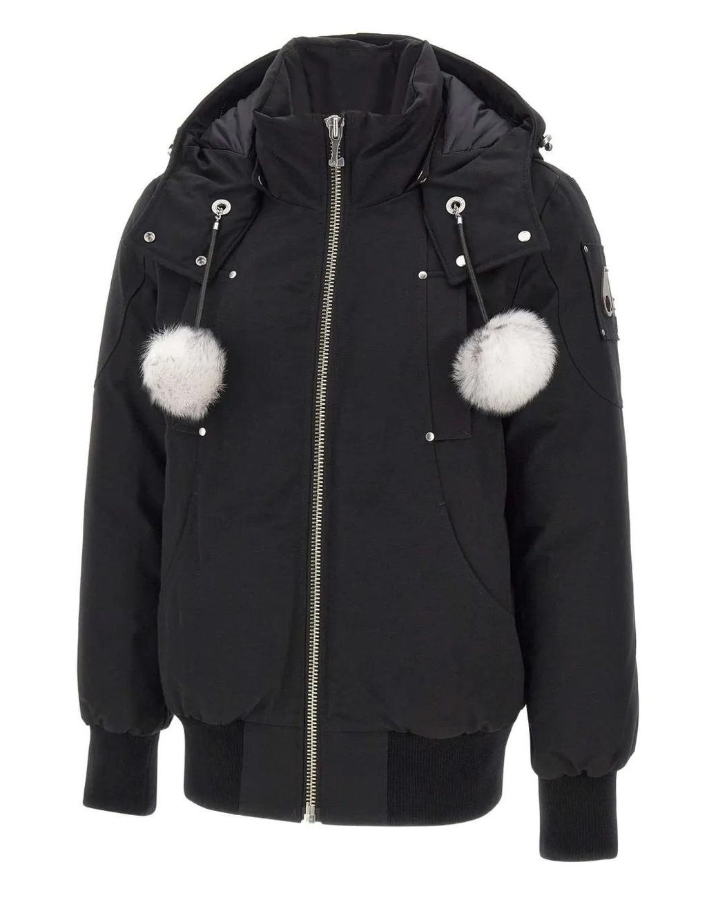 Moose Knuckles Black Debbie Down Bomber